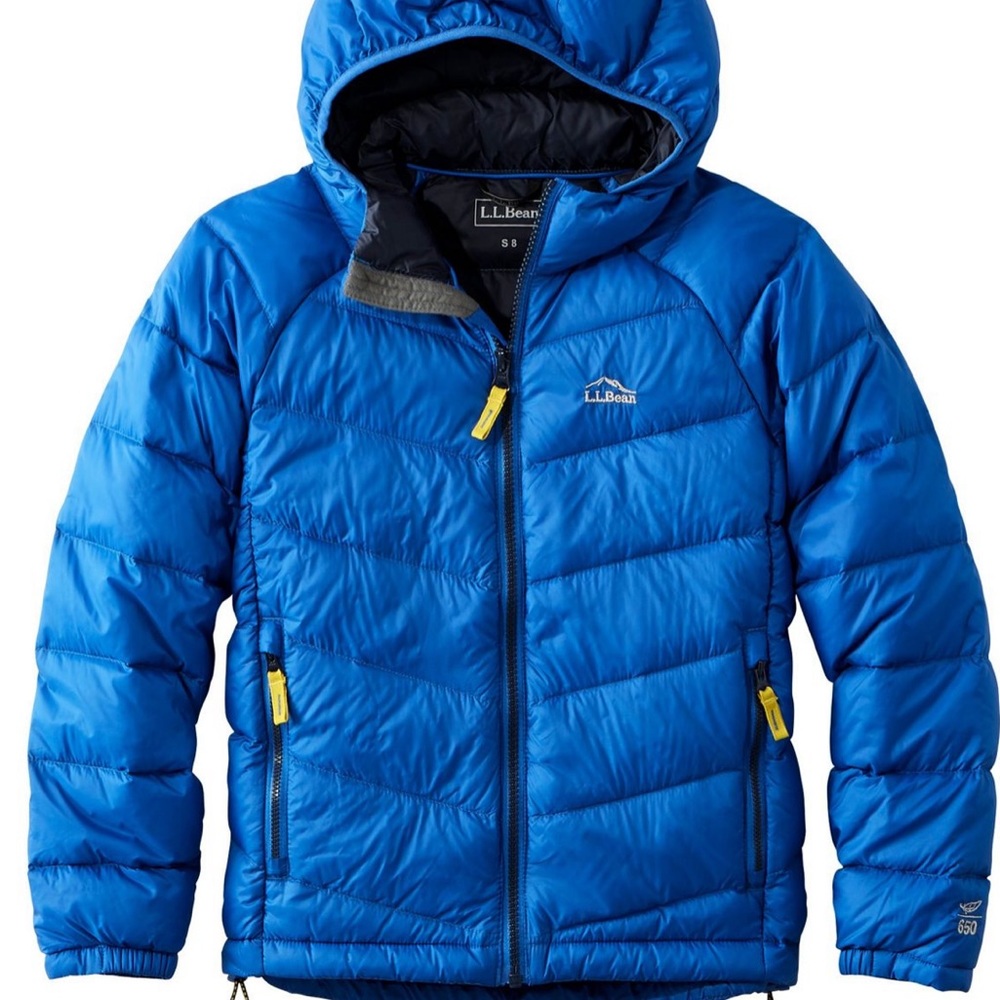 Blue, L (14-16), Gently Worn Kids’ Ultralight 650 Down Jacket